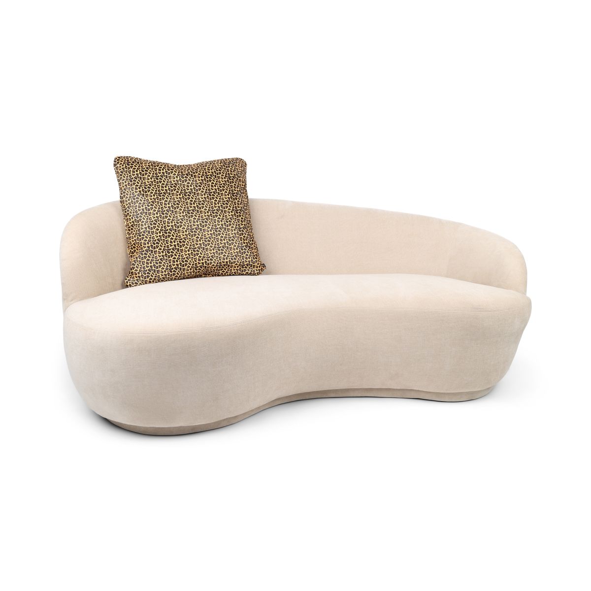 Premium Cowhide Cushion | Doublesided | Pattern  Yellow/Brown/Black Leopard Print