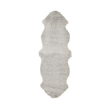  Double Sheepskin Rug | New Zealand | Short Wool curly | 170x60 cm Grey