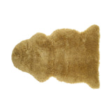 Black Country Sheepskin | New Zealand | Long Wool Curly | 90 cm Straw Yellow