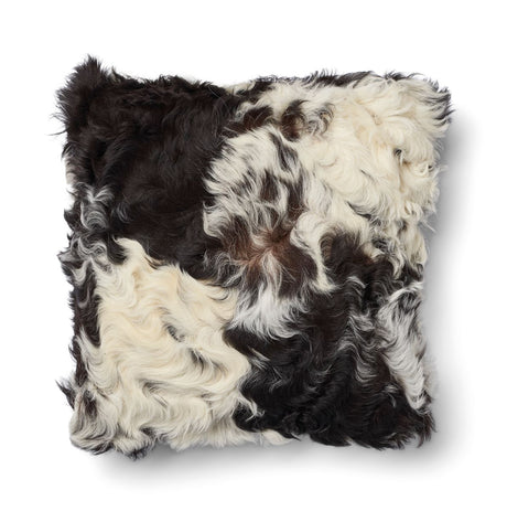 Tigrado Lamb Cushion | Doublesided Black/White Mix