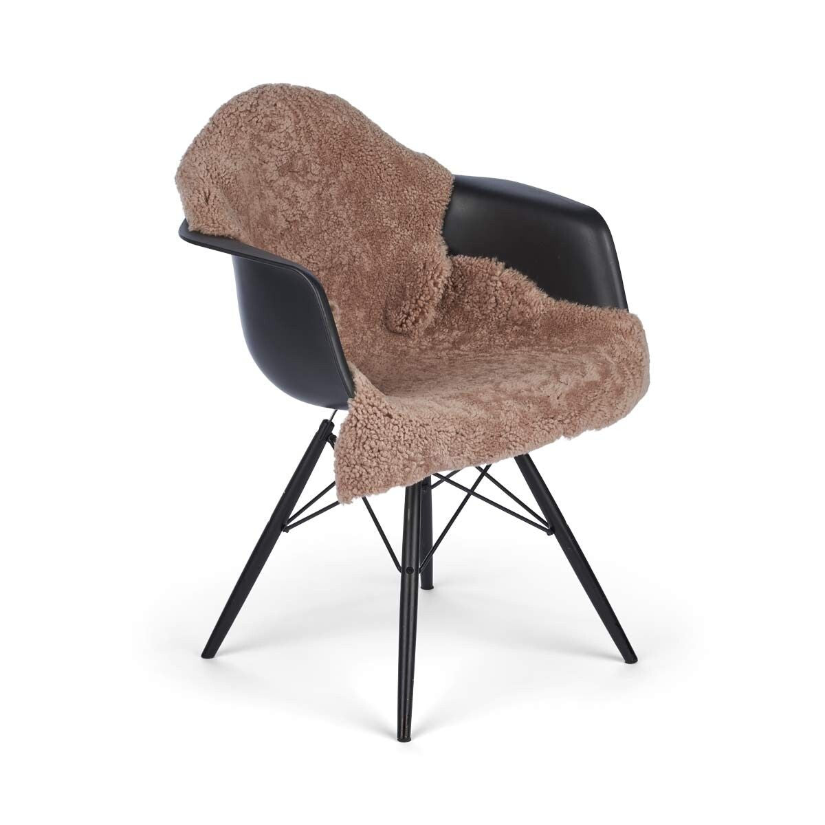 New Zealand Sheepskin | Premium | Short Curly Wool | Rug 90 cm Stucco Sand