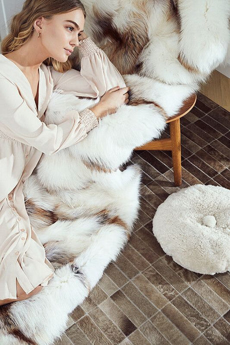 Cowhide Rug Monaco Natural Grey
