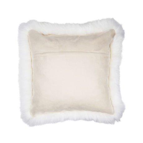 Sheepskin Cushion | Long Wool | New Zealand | 50x50 cm Ivory