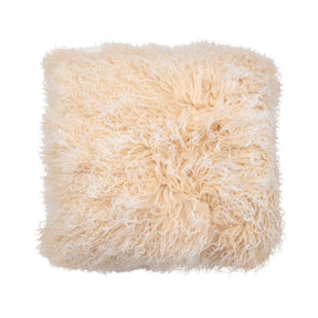 Mongolian Curly Cushion | 40x40 cm Arctic Sunrise