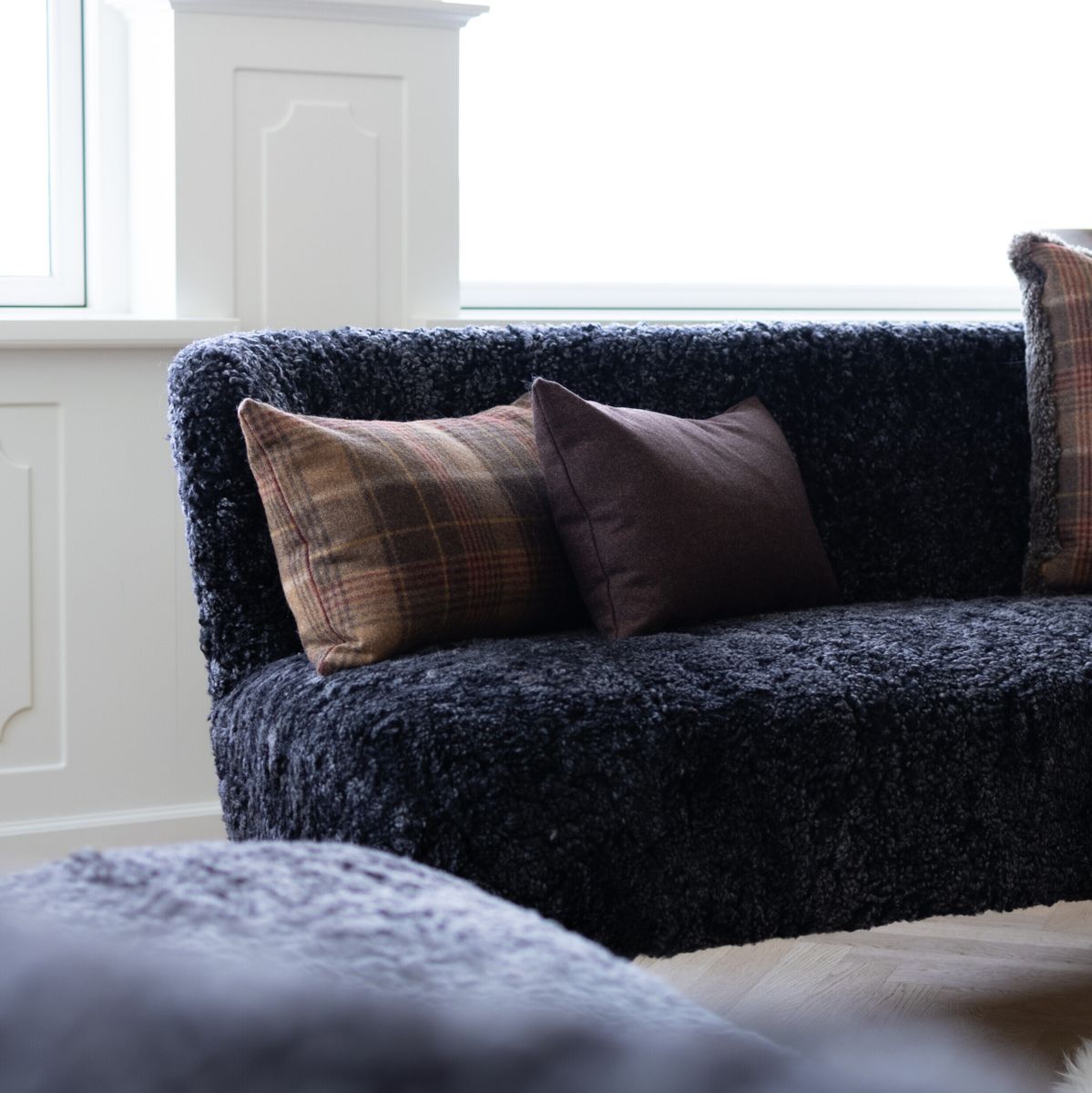Doublesided Wool Cushion | 52x52 cm | 34x52 cm Cocoa-Dark Brown