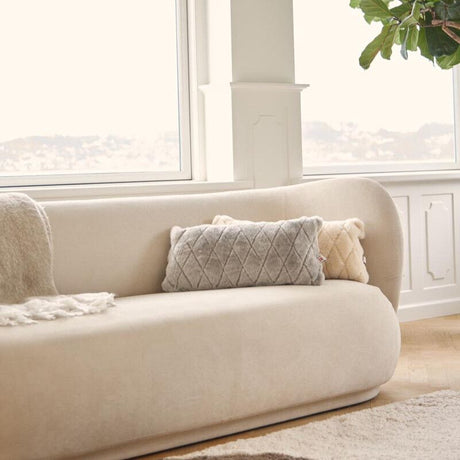 Moccasin Cushion | Doublesided | 28x56 cm Chestnut