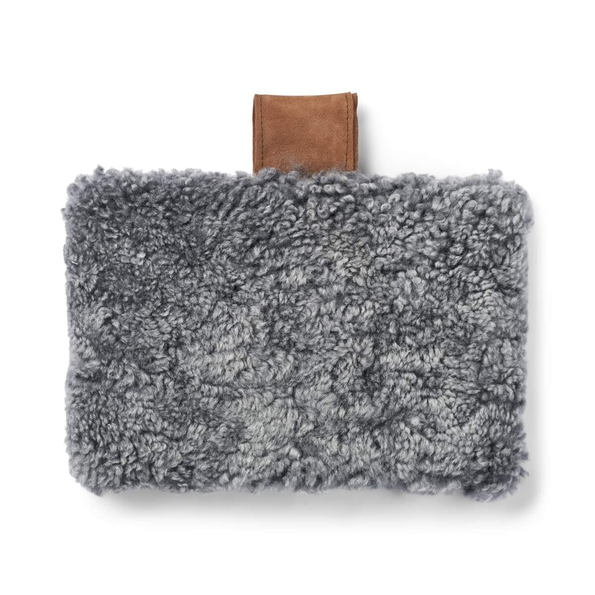 Head Rest | Short wool Light Grey