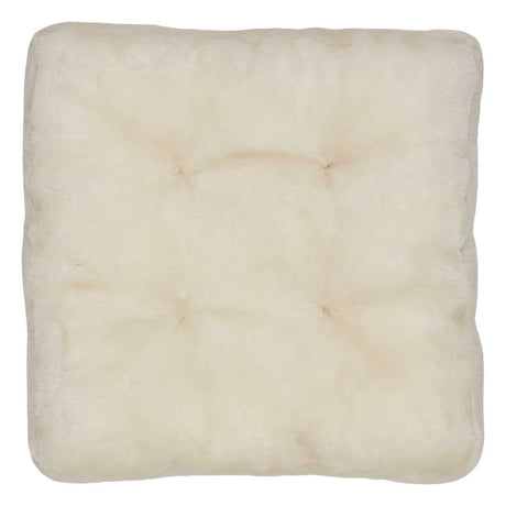 Moccasin Seat Cover | Calfleather backing White