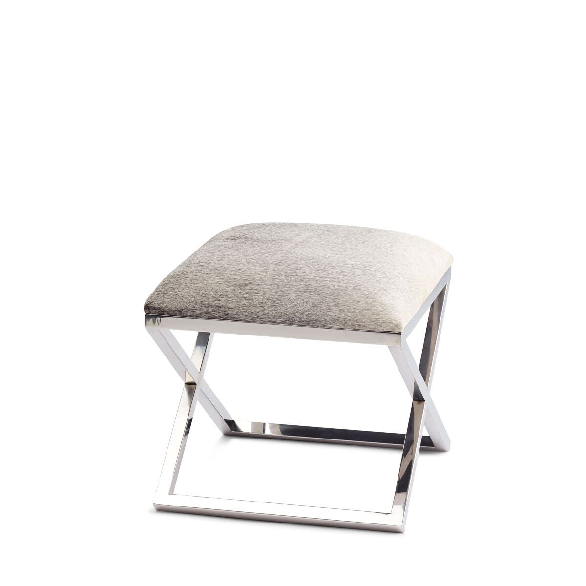 Stool Cow Hide 45x45x45 cm