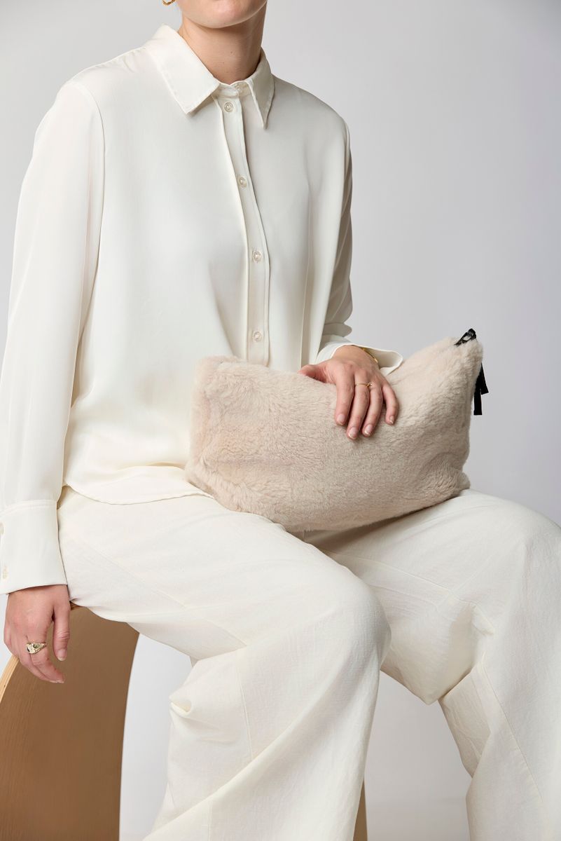 Maxi Havana Clutch Beige
