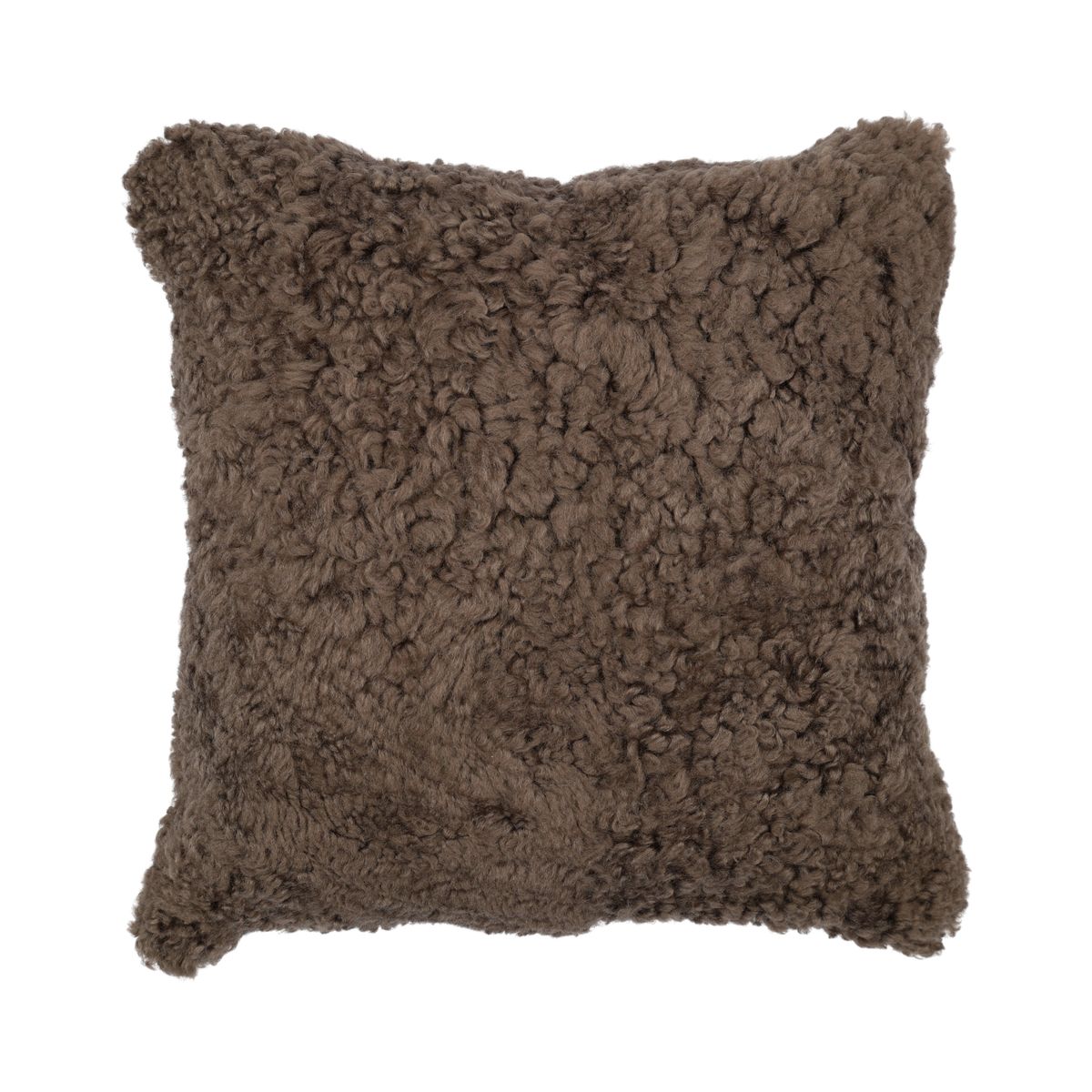 Sheepskin Cushion | Short Wool | New Zealand | 40x40 cm Mushroom