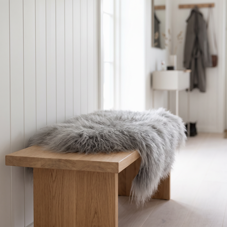  Icelandic Sheepskin | Dyed Colors | 90 + cm Silver