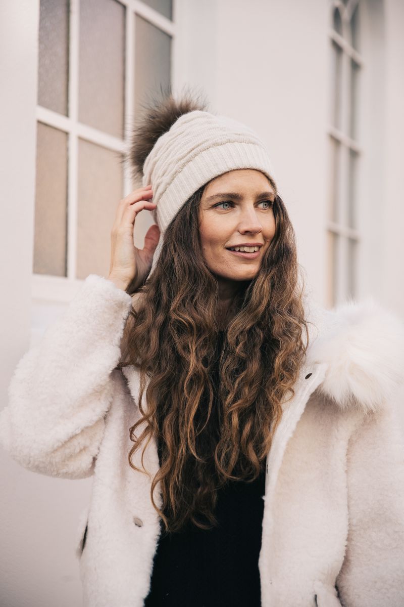 Sidse Hat Off Beige/Mocca