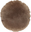 Nordic Velvet Single sided Cushion | Ø45 cm | Ø62 cm Light Mocca