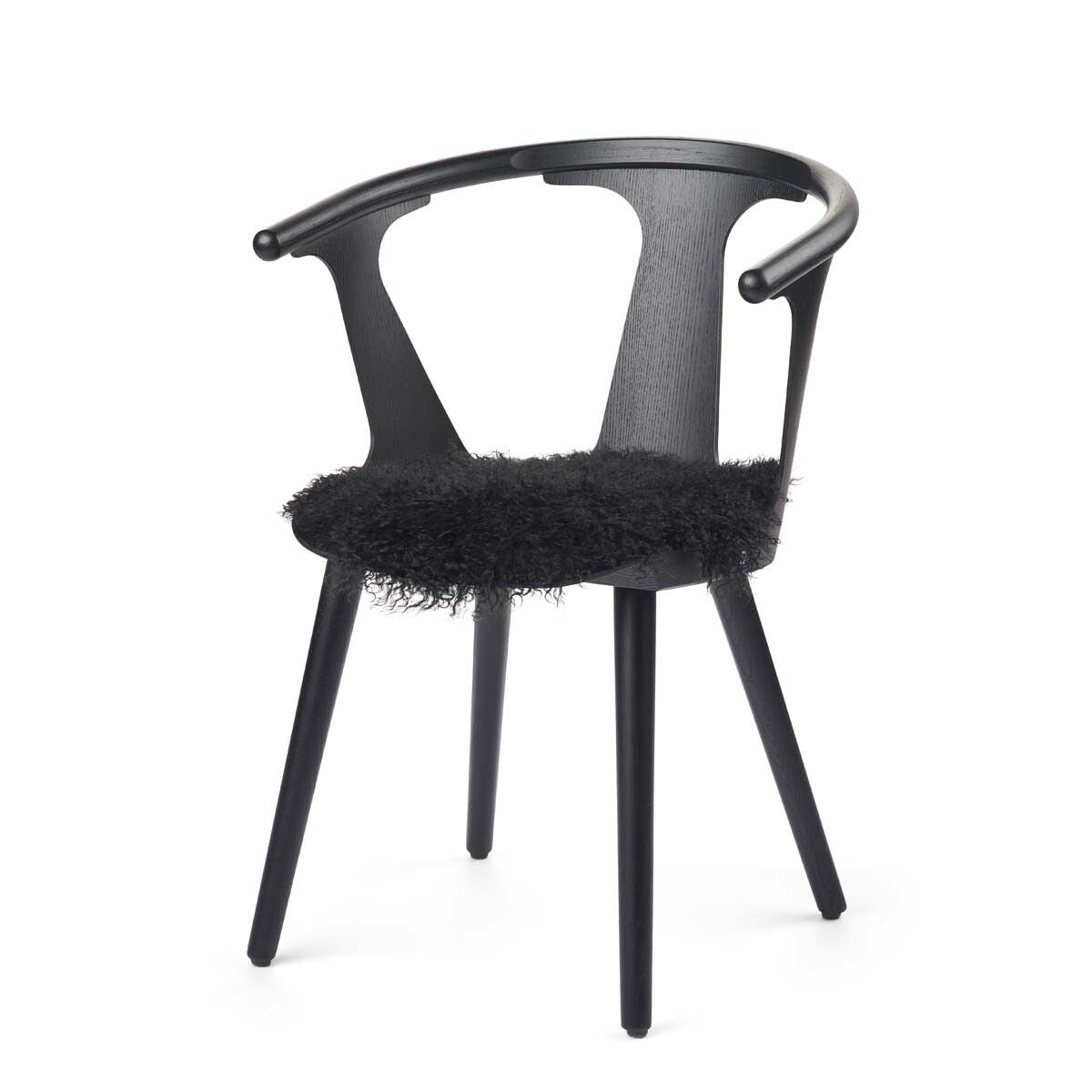 Tibetan Sheepskin Seat Cover | 38cm Black