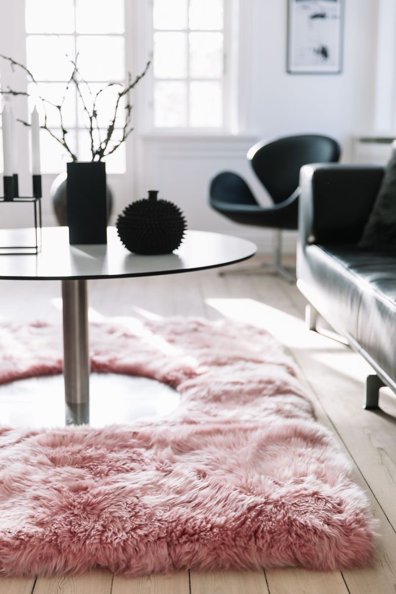 Long Wool Sheepskin Design Rug | 120x180 cm