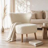 Emil Lounge Chair | Short Wool Anthracite