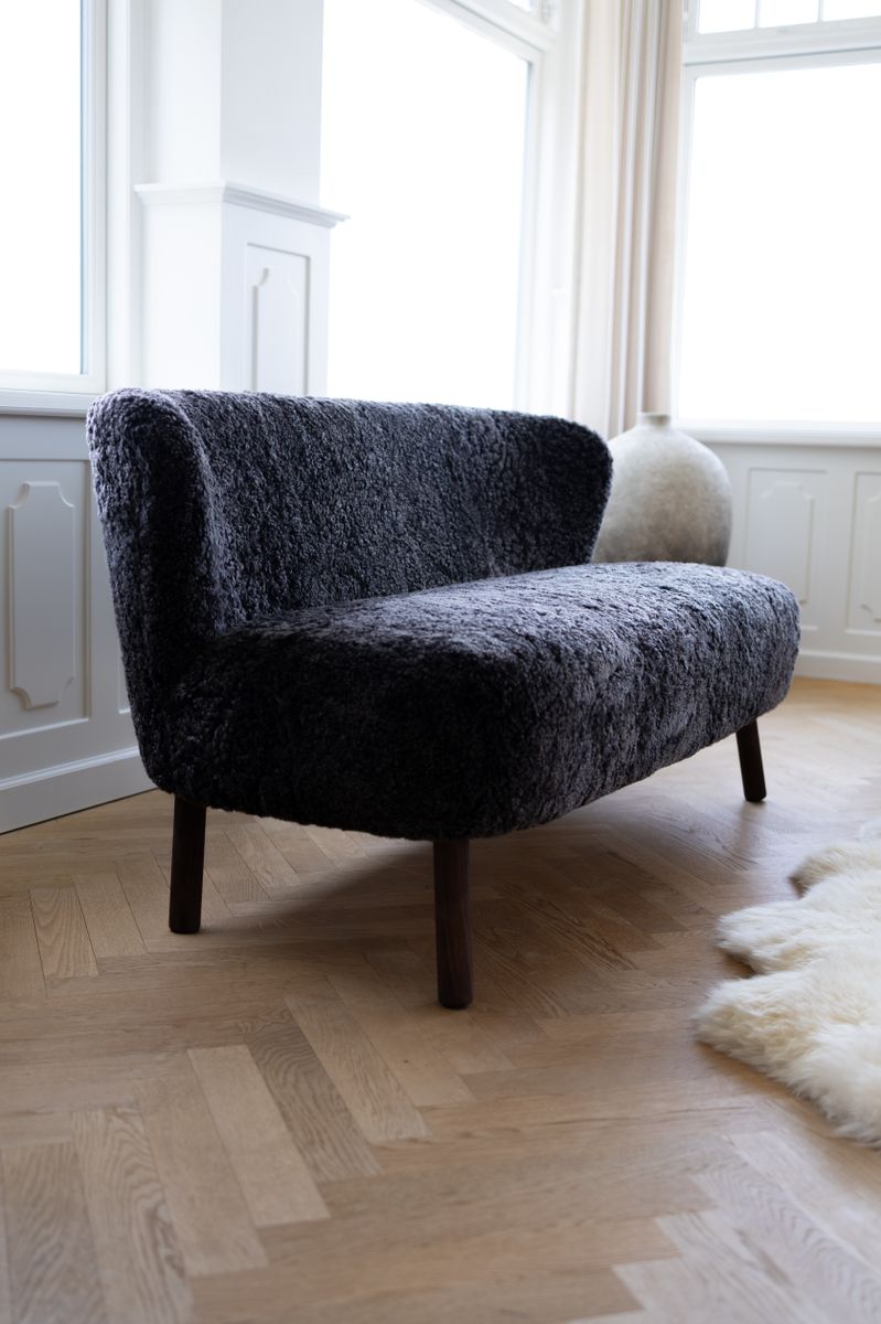 Emanuel 3 seater Sofa Black