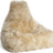 Sheepskin Bean Bag Chair | Long Wool Linen