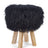 Tibetan Stool Cover | Ø35xH17 cm Black