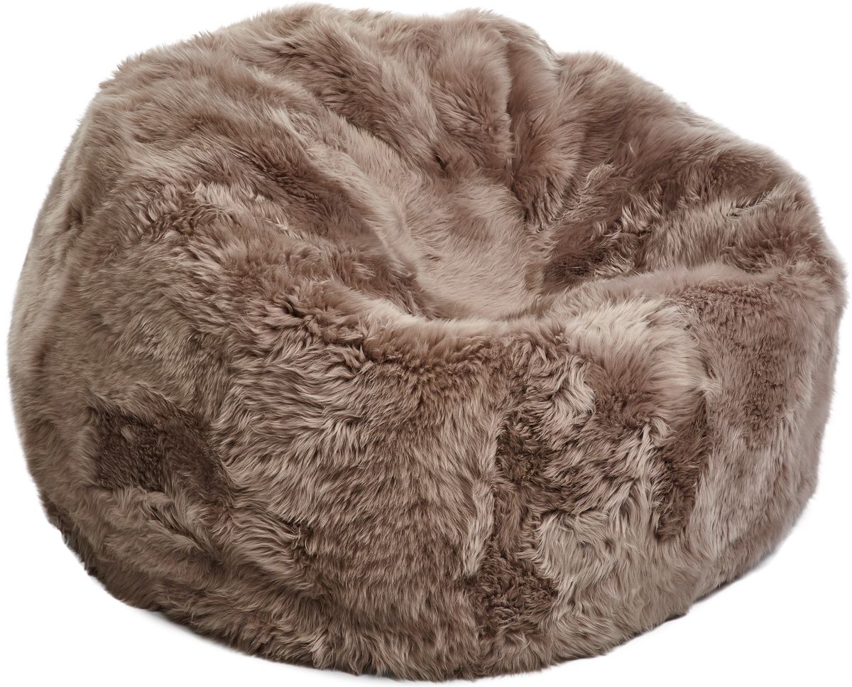 Round Sheepskin Bean Bag | Large - Sheepskinhouse.co.uk