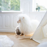 Rocking Sheep | Gotland  | L85xW25xH60 cm | Large Gotland Natural Grey