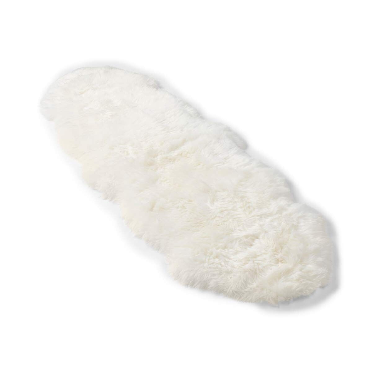 Merino Double Sheepskin | Long Wool | 170x60 cm Ivory