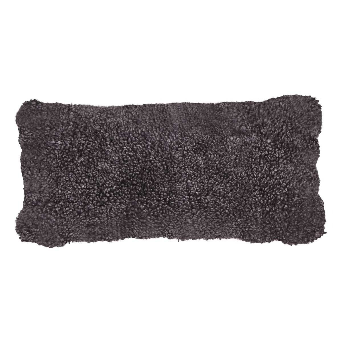 Short Wool Sheepskin Cushion Doublesided SW 30x60 cm