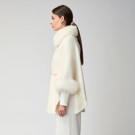 Lorraine Poncho Beige