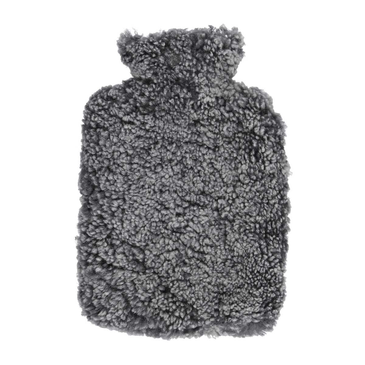 Sheepskin Hot Water Bottle Graphite