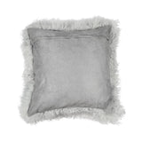 Sheepskin Cushion | Tibet | 50x50 cm Light Grey