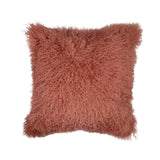 Sheepskin Cushion | Tibet | 50x50 cm Old Rose