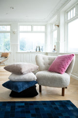 Cowhide Rug Venice Navy Blue
