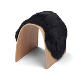 Sheep Stool Cover Black