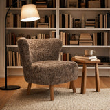 Emil Lounge Chair | Short Wool Anthracite