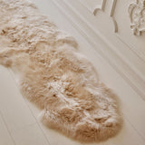 Double New Zealand Sheepskin | Long Wool | Rug 180 cm Aubergine