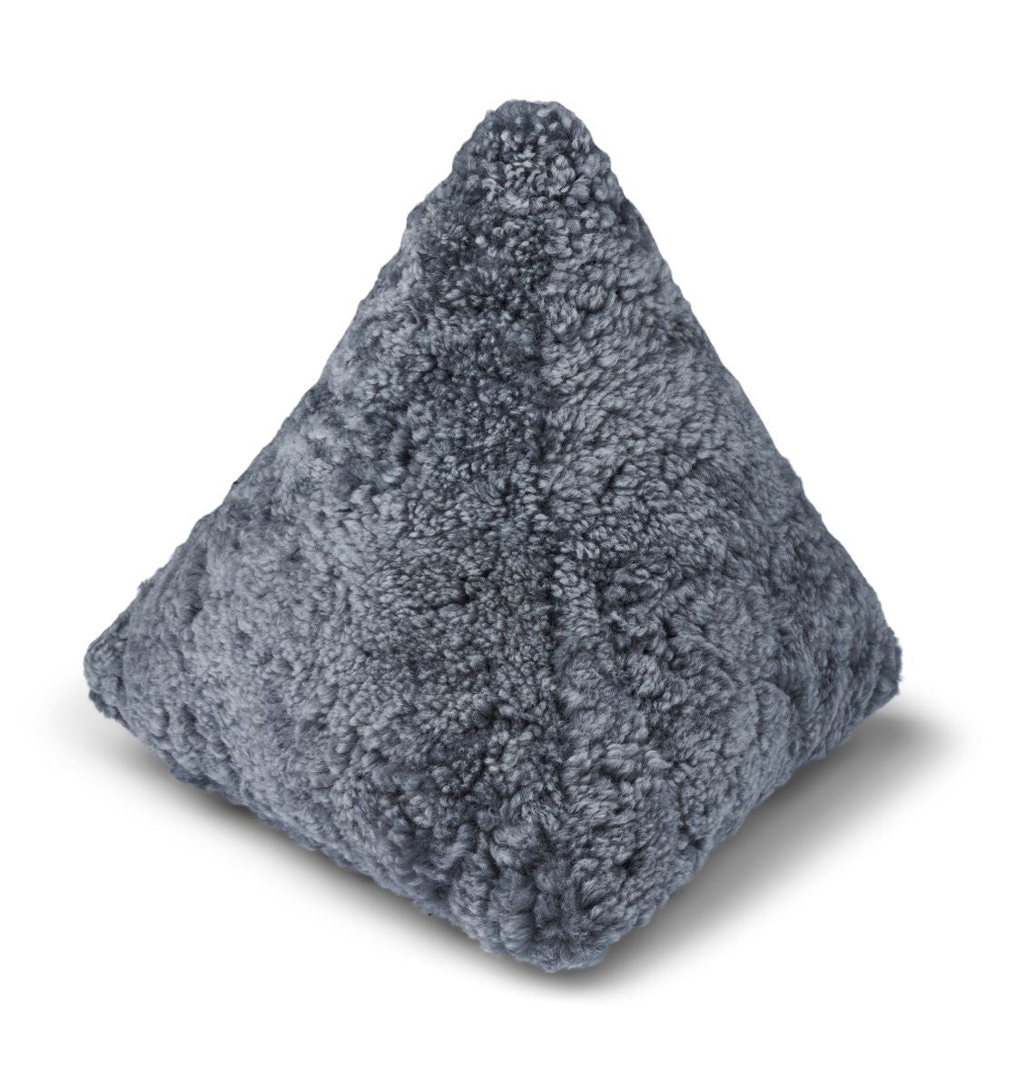 Hematite Cushion | Short Wool | 35x35x35 cm Light Grey