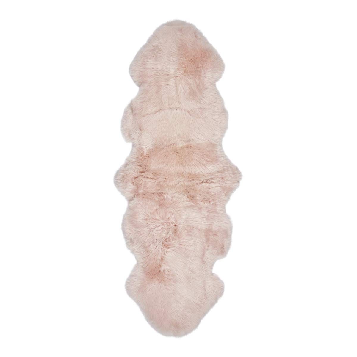 Premium Quality | Double New Zealand Sheepskin | Long Wool | Rug 180 cm Candy