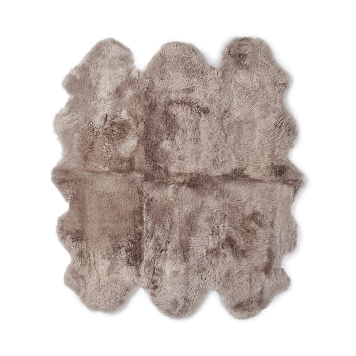 Premium | New Zealand Sheepskin | Long Wool | Rug 180x162 cm Dove