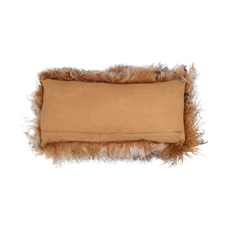 Mongolian Curly Cushion | 28x56 cm Sunset