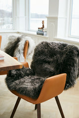 New Zealand Sheepskin | Long Wool | 90 cm Aubergine