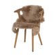 Merino Sheepskin Dyed | New Zealand | approx. 90x60 cm Sand Taupe