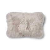 Long Wool Sheepskin Cushion | 52x52 cm | 34x52 cm Brown/Dove