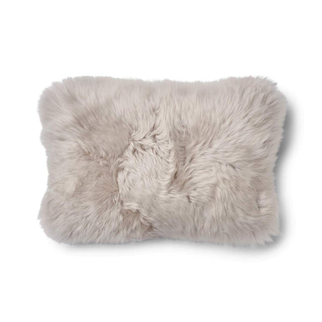Long Wool Sheepskin Cushion | 52x52 cm | 34x52 cm Brown/Dove