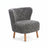 Emil Lounge Chair | Short Wool Graphite
