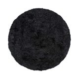 Alpaca Fur | Design Rug | D250 cm Black