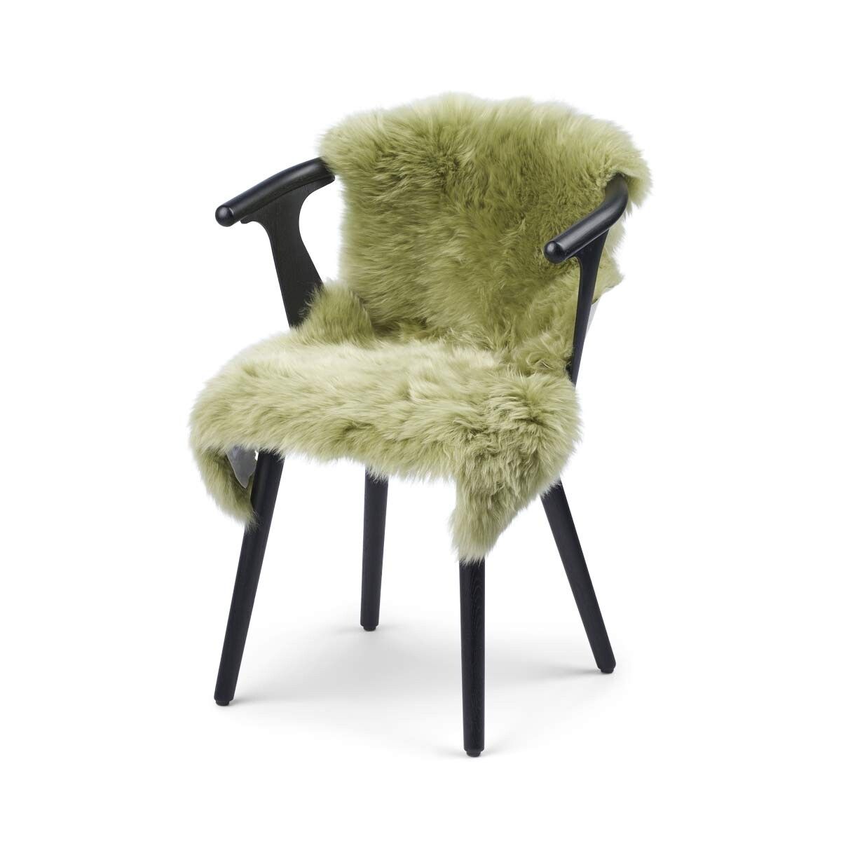 Premium | New Zealand Sheepskin | Long Wool | 100 cm Sage Green