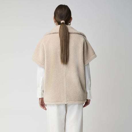 Antonella Poncho Beige
