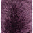 Long-Wool Sheepskin Cushion | 28x56 cm Aubergine