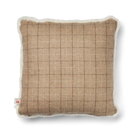 One Side Cushion | SW | 52x52 cm Oatmeal-Beige/Ivory